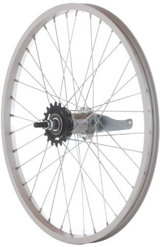 Avenir 36H Alloy Coaster Brake Rear Wheel (Silver, 20-Inch x 1.5-Inch )