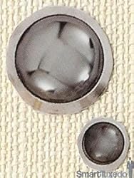 Tuxedo Cufflinks and Studs - Hematite Sliver - "Downtown Fashion"