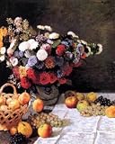 12X16 inch Claude Monet Canvas Art Repro Flowers and Fruits