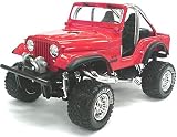Hot Wheel 1/18 ジープ CJ-5 (レッド) モデファイド MT6069B