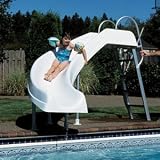 S.R. Smith 622-209-5822 RocketRide Complete Pool Slide, Left Curve, White