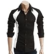 Zweifarbiges Freizeithemd Slim Fit (EL19)