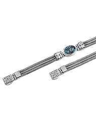 Sterling Silver Turquoise Bracelet 8"