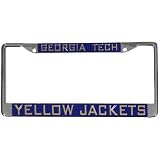 Georgia Tech Yellow Jackets Blue Mirror License Plate Frame