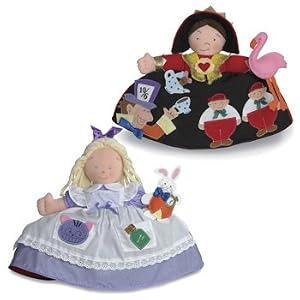 Topsy Turvy Doll Alice in Wonderland by North American Bear