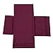 Honeymoon 1800T Brushed Microfiber 4PC Bedding Sheet Set, Sheet & Pillowcase Sets - Queen, Purple Eggplant