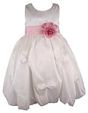 IMAGE OF Girls Special Occasion Dusty Rose Ivory Flower Girl Dress-2 Toddler
