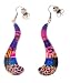 Handcrafted designer acrylic and foil earrings