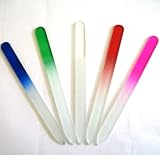 5pc Cyrstal Glass Nail Files Set 5 1/2