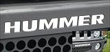 RealWheels Stainless Bumper Letter Inserts, for the 2006 Hummer H3
