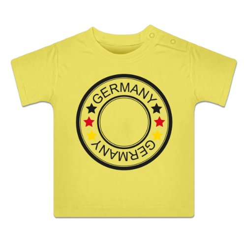 EM Logo Deutschland Trikot Fan Baby T-Shirt by Shirtcity