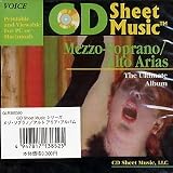CD Sheet Music メゾ・ソプラノ/アルト・アリア・アルバム