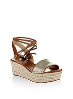 Michael Kors Sandalias de cuña (Marrón / Plata)