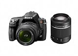 Sony DSLRA390Y Alpha Digital SLR Camera with SAL855 and SAL55200 Lenses (14.2MP, 2.5 inch LCD)