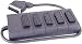 Scart 5 Way Block