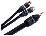 Monster Cable JM AIPC M A HP-1 Computer Stereo Audio Minijack to Monster Audio Interconnect Adapter (1 Foot)