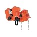 JET 252260 10 GT 10-Ton Capacity Deluxe Heavy Duty Geared Trolley with Hand Chain