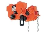 JET 252210 1 GT 1-Ton Capacity Deluxe Heavy Duty Geared Trolley with Hand Chain