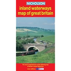 Nicholson Inland Waterways Map of Great Britain (Waterways Guide)