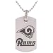 Men's NFL Titanium Dog Tag with Chain- Rams