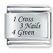 1 Celtic Cross + 3 Nails By Price Italian Charm