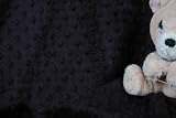 Minky Dots Fabric - Black