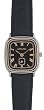 HAMILTON Women's Two-Tone Swiss Quartz Watch with Black Leather Strap: Model 9710