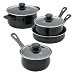 Chef Du Jour 7-pc. Cookware Set - Black