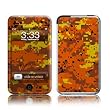 Digital Orange Camo Design Apple iPod Touch 2G (2nd Gen) / 3G (3rd Gen) Protector Skin Decal Sticker