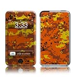 Digital Orange Camo Design Apple iPod Touch 2G (2nd Gen) / 3G (3rd Gen) Protector Skin Decal Sticker