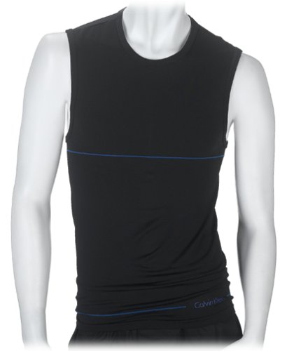 Calvin Klein Men's Microfiber Seamless Shine Muscle Shirt