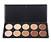 Goege Professional 10 Color Concealer Camouflage Foundation Makeup Palette Contour Face Contouring Kit