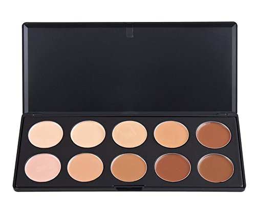 Goege Professional 10 Color Concealer Camouflage Foundation Makeup Palette Contour Face Contouring Kit