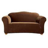 Casual Home Stretch Rib Sofa Slipcover - Oar Brown