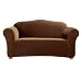Casual Home Stretch Rib Sofa Slipcover - Oar Brown