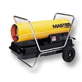 Master 115k BTU Kerosene diesel Forced-air Heater with Thermostat by 