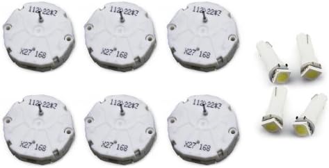 GM Instrument cluster Gauge / Speedometer REPAIR KIT rebuild x27 168 T5 led 6000K lamp