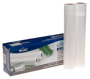 Rival FSSMBF0626 11-Inch by 18-Foot Seal-a-Meal Rolls 2-Pack