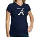 MLB Atlanta Braves Ladies Future Fan Maternity V-Neck T-Shirt - Navy ...
