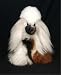 Soft Cuddly Alpaca Stuffed Animal Hand Made Pet Dog Teddy Bear APD_WHITEBROWN10_039