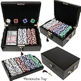500 Royal Suited 11.5 Gram Chips with Beautiful Mahogany Case