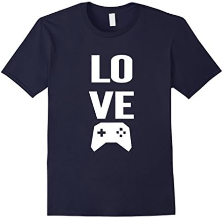 Men's Love Gaming T-Shirt Large Navy