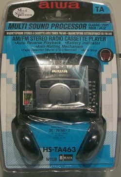Childrens Toyshop  Electronics : AIWA HS-TA463 AM/FM Stereo Radio Cassette Player (with Multi Sound Processor) Walkman