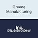 Greene Manufacturing, Inc. DTL-2428-0400-W Duratech Base Cabinet Lab Height - 24"W x 28"D x 34"H Power Panel Three Drawer Base