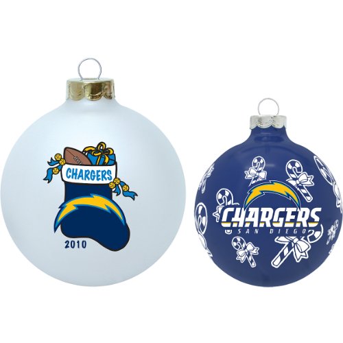 NFL San Diego Chargers Collectible and Traditional Ornament Set