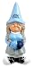 University of North Carolina Tarheels Cheerleader Garden Gnome