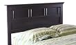 Mountain Lodge Headboard 54" / 60" In Ebony Finish Country Style By South Shore Furniture