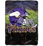 Minnesota Vikings 60"x80" Royal Plush Raschel Throw Blanket - Aggression Style Warm Durability