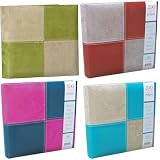 Review Kleer-Vu  / Kleer-Vu Photo / Memo Album, Suede Squares Collection, Duo-Color Sage, Holds 200 4