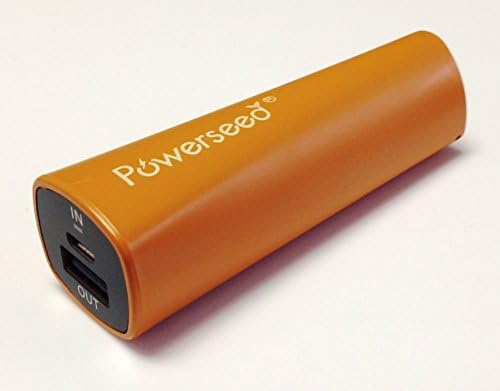 Powerseed Rainbow PS2200E Dark Orange Power Bank USB Portable Charger Samsung Galaxy S6, S5, Samsung Gear, Note 4, Apple Watch, iPhone 4, iPhone 5, iPhone 5S, iPhone 5C, iPhone 6, iPhone 6 Plus, Android Phones, iPad, Android Tablet, Windows Tablet, Go Pro Hero Camera, PSP, Nintendo 3DS, Sony Playstation Vita, Drones and more (DARK ORANGE)